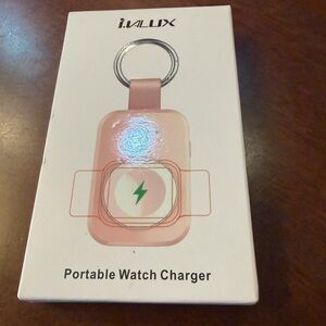 Pink Portable Watch Charger